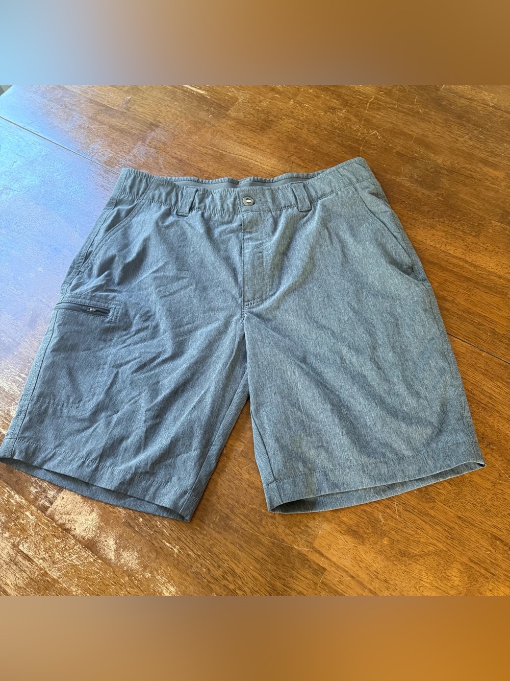 Ascend Men's Heather Blue Hybrid Shorts